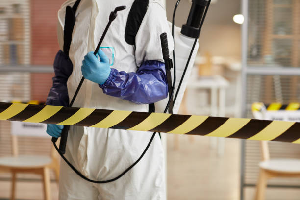 Professional Biohazard Cleanup technician working in Kittery, ME